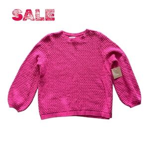 14th & Union Chunky Knit Sweater in Pink Large